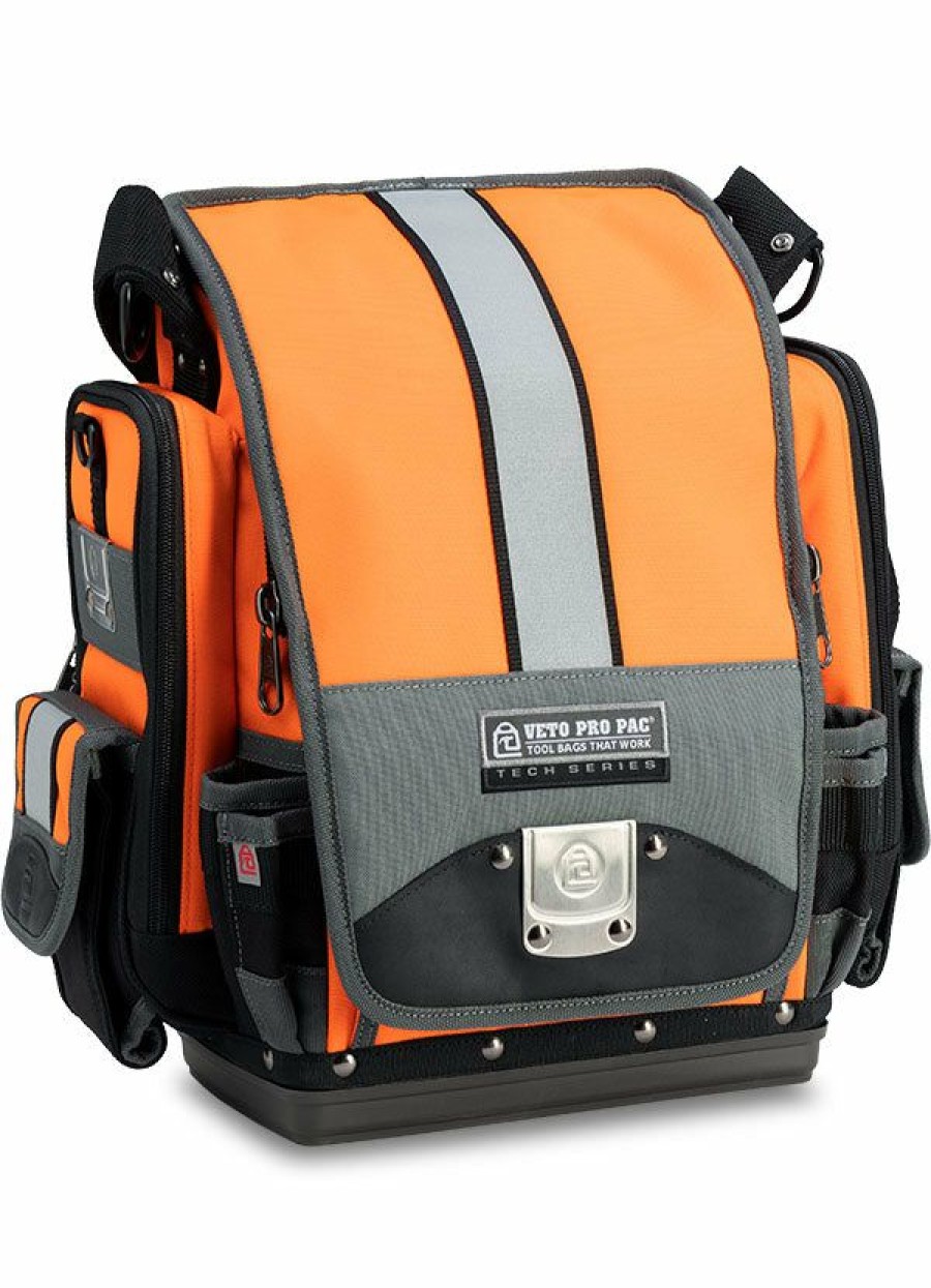 Work Gear * | Veto Pro Pac Tp-Xxl Hi-Viz Orange Tool Pouch