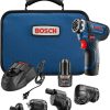 Cordless * | Bosch Gsr12V-140Fcb22 12V Max Flexiclick 5-In-1 Drill/Driver System