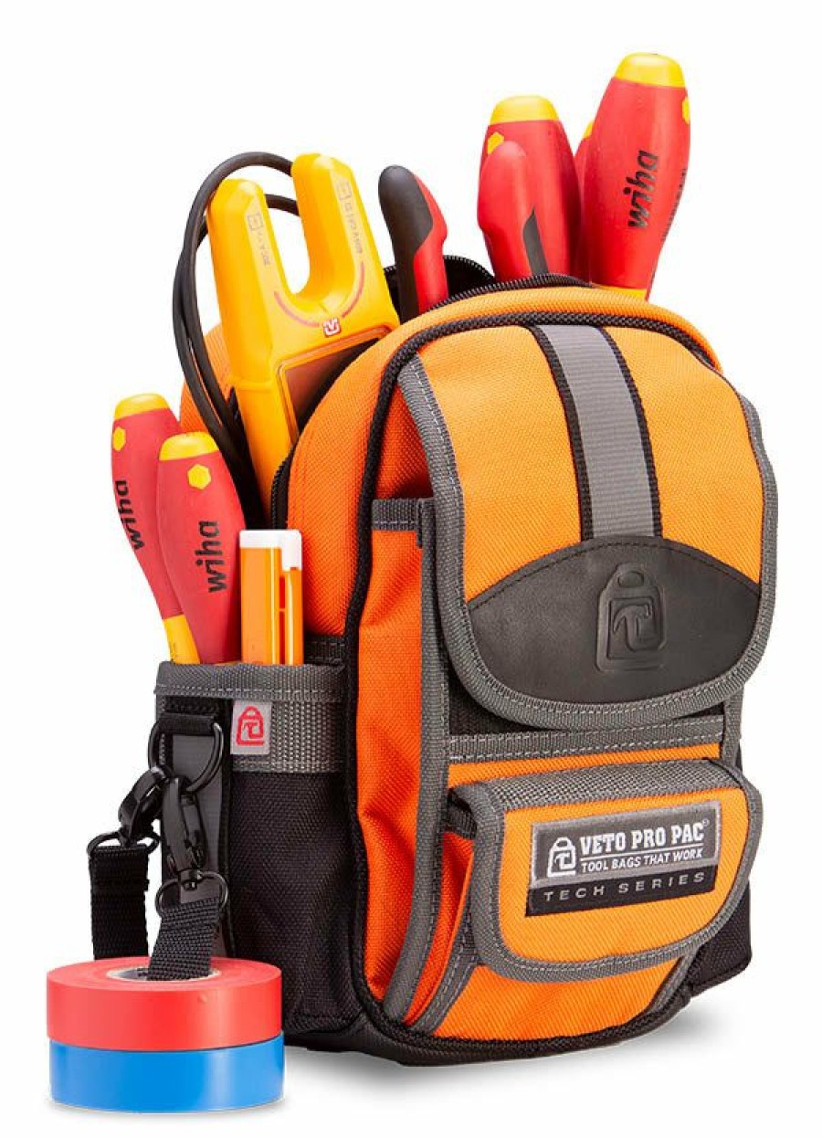 Work Gear * | Veto Pro Pac Mb Hi-Viz Orange Tool Pouch