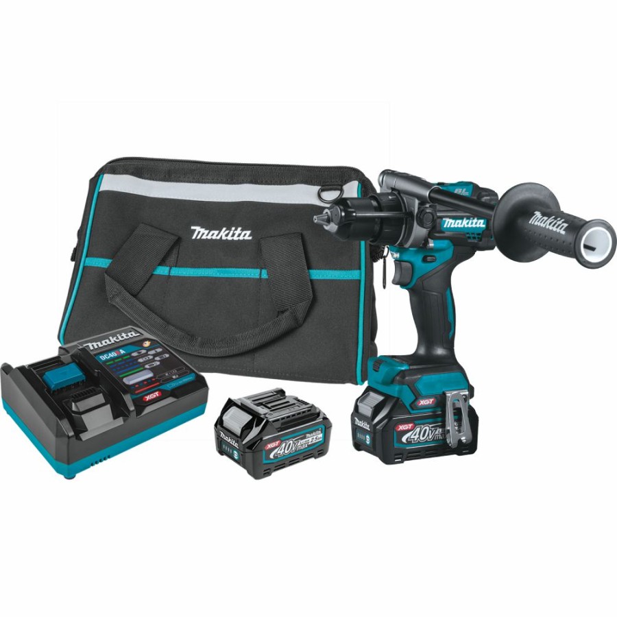 Cordless * | Makita Gph01D 40V Max Xgt Brushless Cordless 1/2 Hammer Driver-Drill Kit