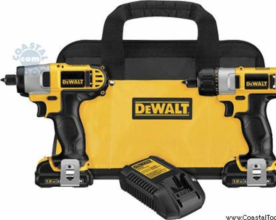 Cordless * | Dewalt Dck210S2 12V Li-Ion 2-Tool Cordless Combo Kit