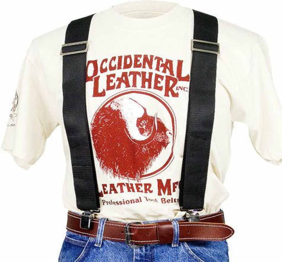 Work Gear * | Occidental Leather 9020B Nylon Suspenders