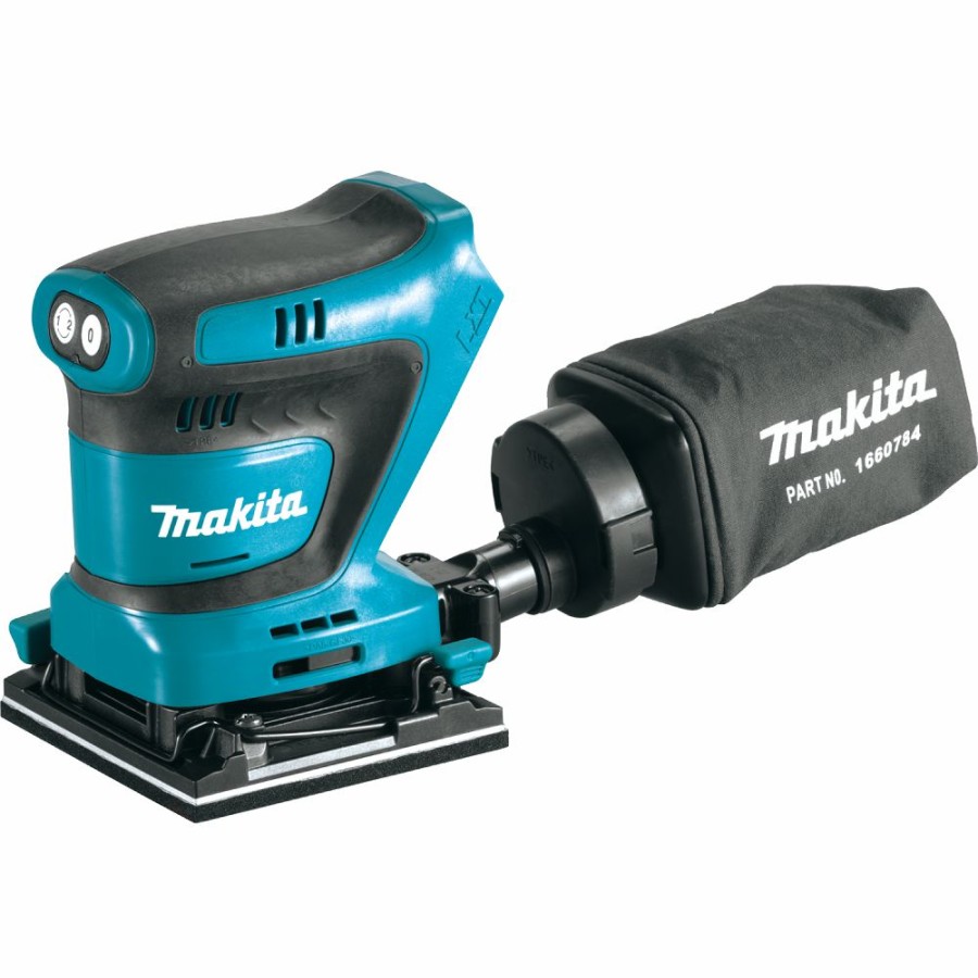 Cordless * | Makita Xob02Z 18V Lxt Cordless 1/4 Sheet Finishing Sander (Tool Only)