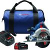 Cordless * | Bosch Ccs180-B14 18V 6-1/2 Circular Saw Kit