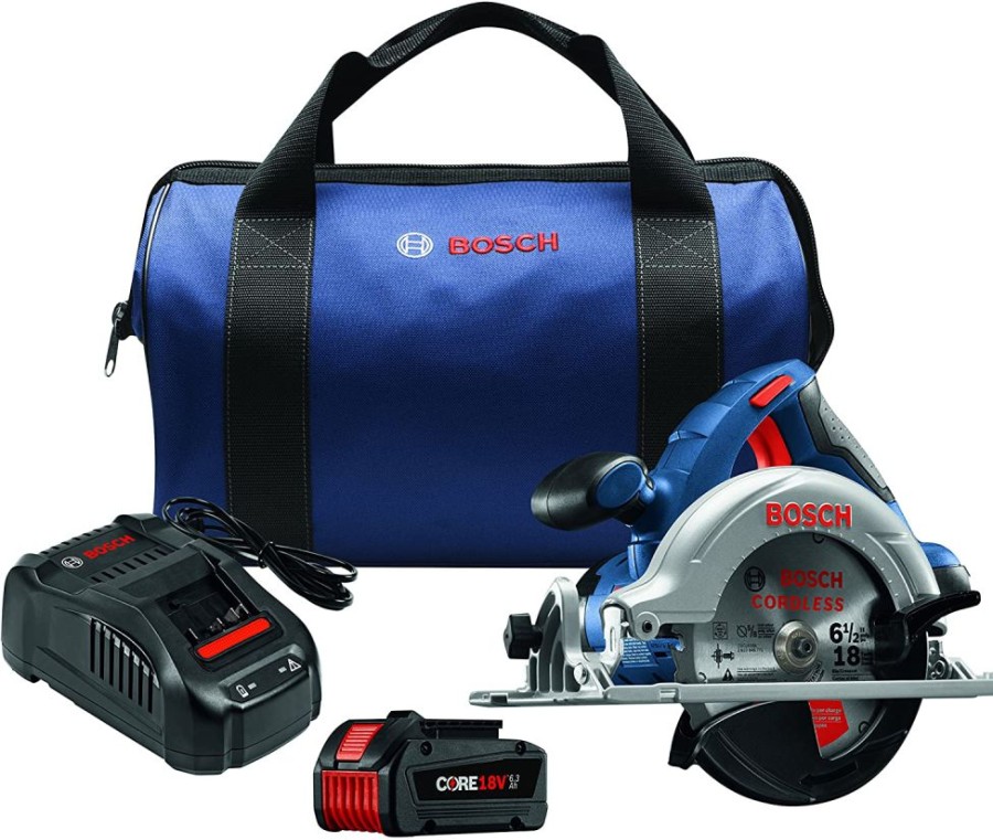 Cordless * | Bosch Ccs180-B14 18V 6-1/2 Circular Saw Kit