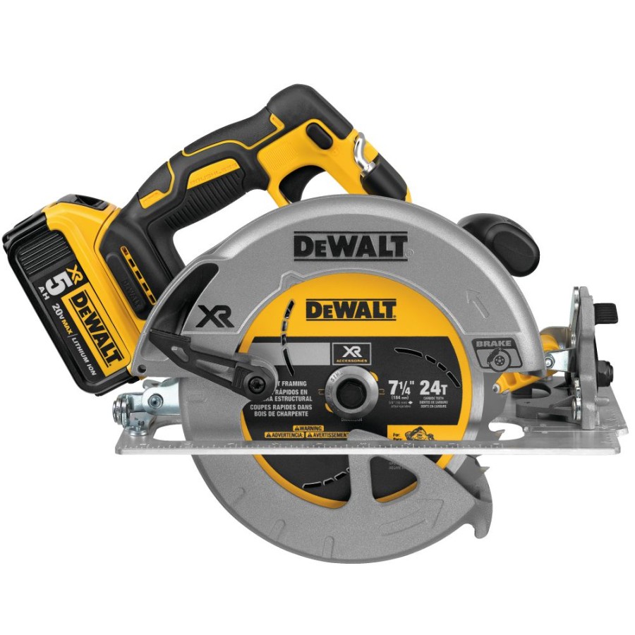 Cordless * | Dewalt Dcs570P1 20V Max 7-1/4 Brushless Xr Circular Saw Kit