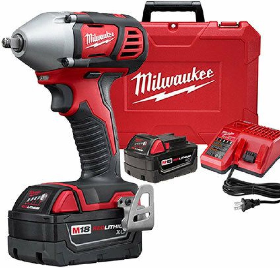 Cordless * | Milwaukee 2658-22 M18 3/8 Impact Wrench Kit