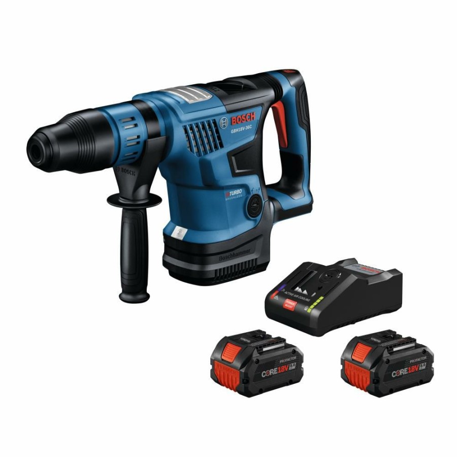 Cordless * | Bosch Gbh18V-36Ck24 Profactor 18V Hitman Connected-Ready Sds-Max 1-9/16 Rotary Hammer Kit