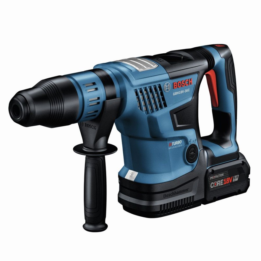 Cordless * | Bosch Gbh18V-36Ck24 Profactor 18V Hitman Connected-Ready Sds-Max 1-9/16 Rotary Hammer Kit