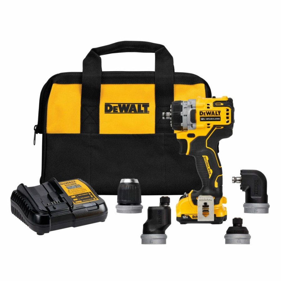 Cordless * | Dewalt Dcd703F1 Xtreme 12V Max Brushless Cordless 5-In-1 Drill/Driver Kit