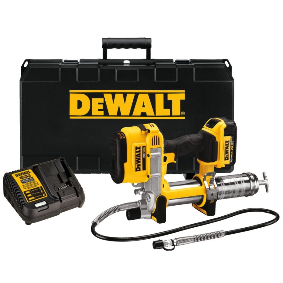 Cordless * | Dewalt Dcgg571M1 Cordless Grease Gun Kit