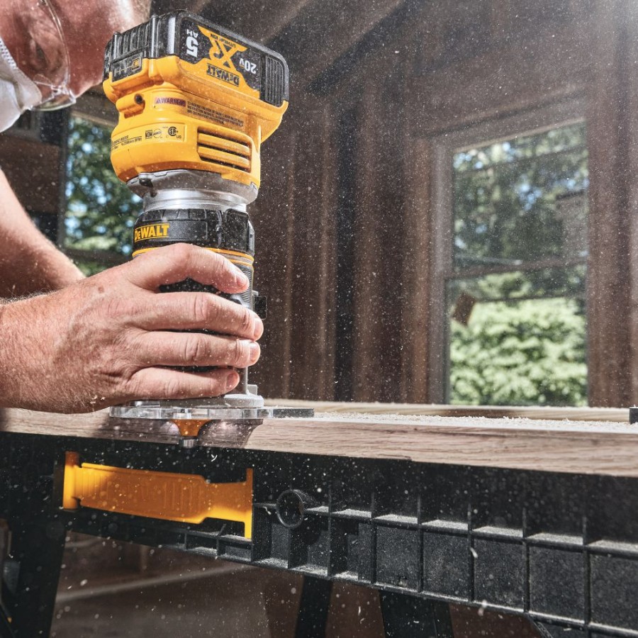 Cordless * | Dewalt Dcw600B 20V Max Cordless Compact Router (Tool Only)