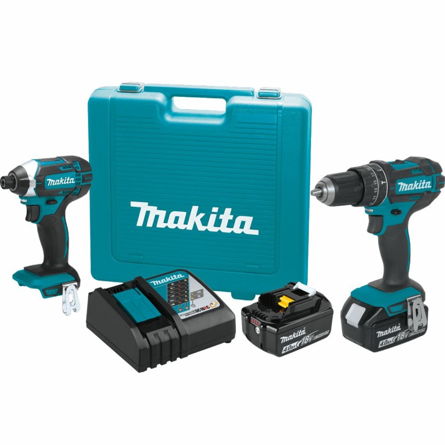 Cordless * | Makita Xt261M 18 Volt Lxt 2-Tool Cordless Combo Kit