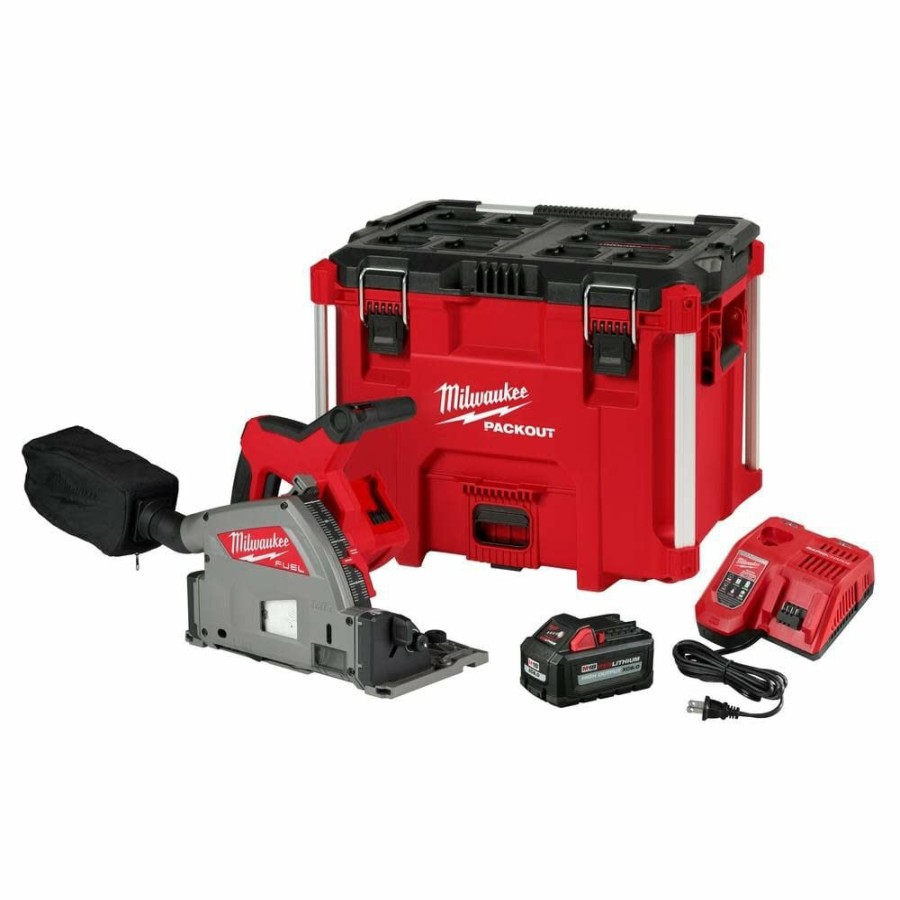 Cordless * | Milwaukee 2831-21 M18 Fuel 6-1/2 Plunge Track Saw Kit