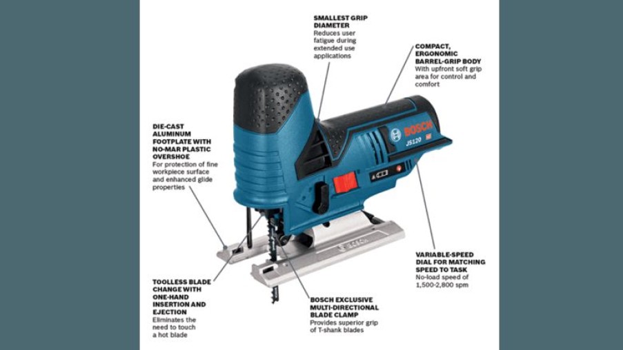 Cordless * | Bosch Js120N 12V Max Barrel-Grip Jig Saw (Tool Only)