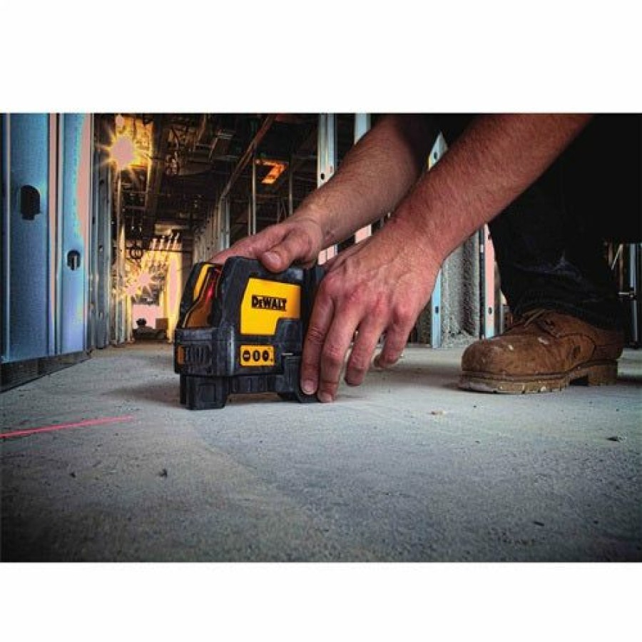 Cordless * | Dewalt Dw0822 Cross Line & Plumb Spot Laser