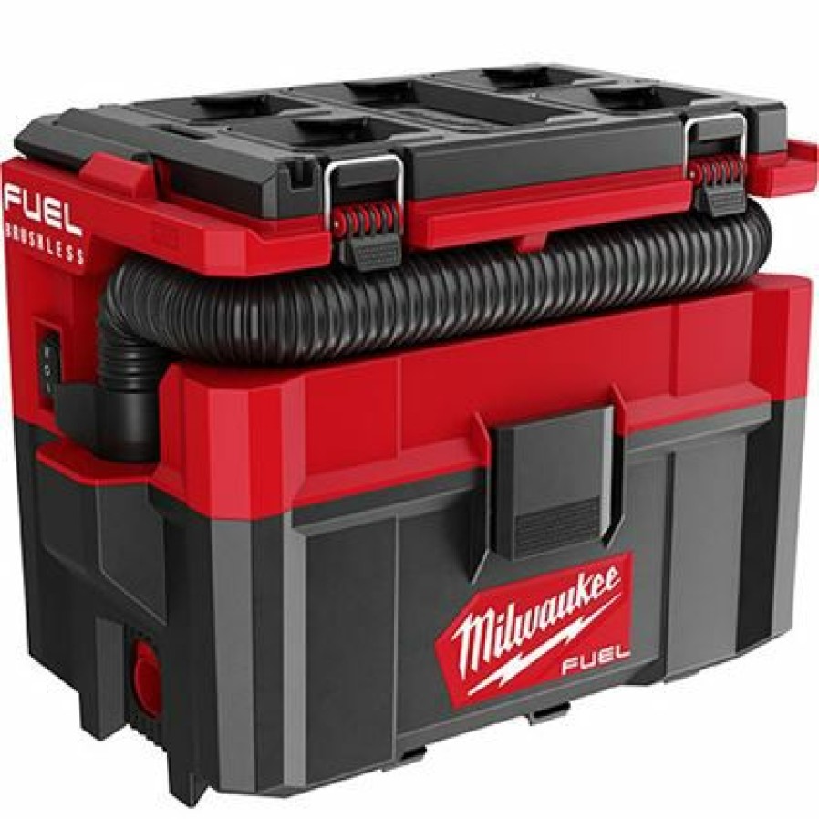 Cordless * | Milwaukee 0970-20 M18 Fuel Packout 2.5 Gallon Wet/Dry Vacuum (Tool Only)