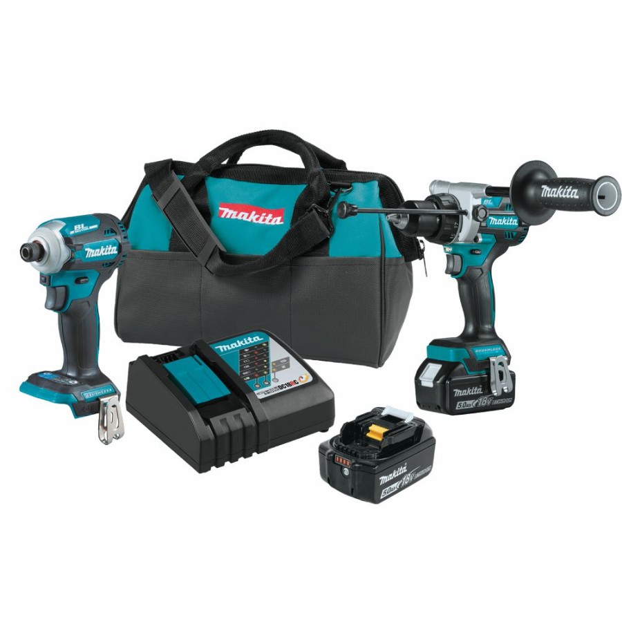 Cordless * | Makita Xt288T 18V Lxt Brushless Cordless 2 Tool Combo Kit