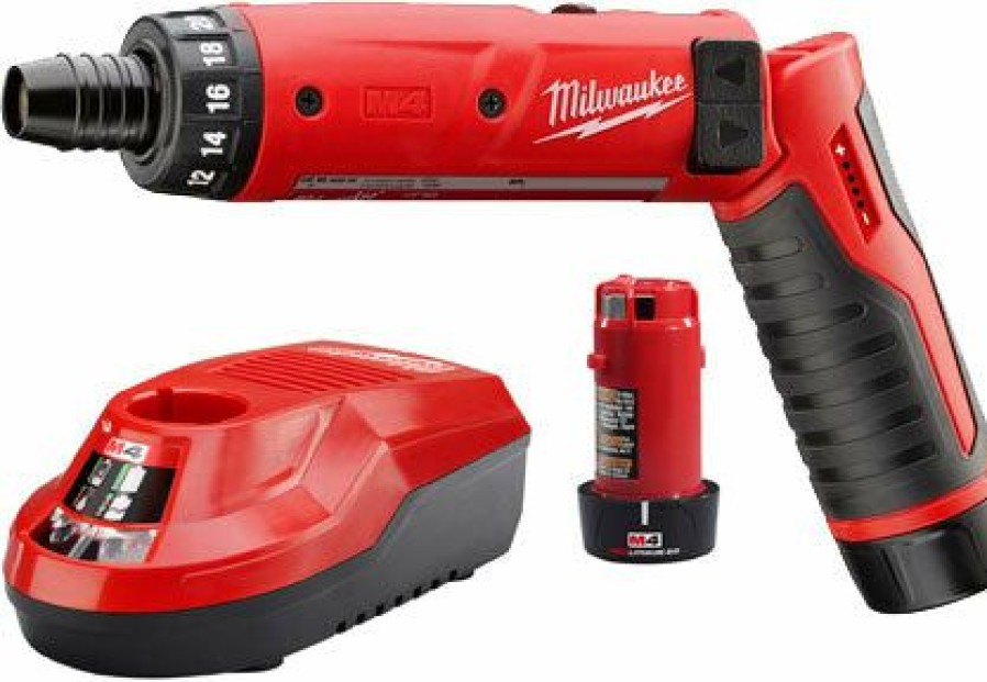 Cordless * | Milwaukee 2101-22 M4 Screwdriver Kit