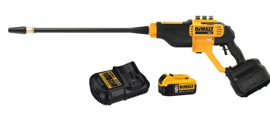 Cordless * | Dewalt Dcpw550P1 20V Max Cordless Power Cleaner Washer Kit