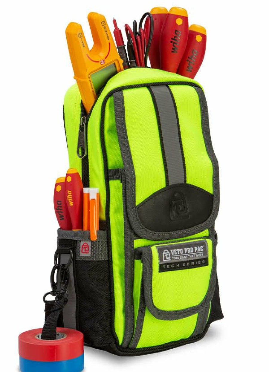 Work Gear * | Veto Pro Pac Mb2 Hi-Viz Yellow Tool Pouch