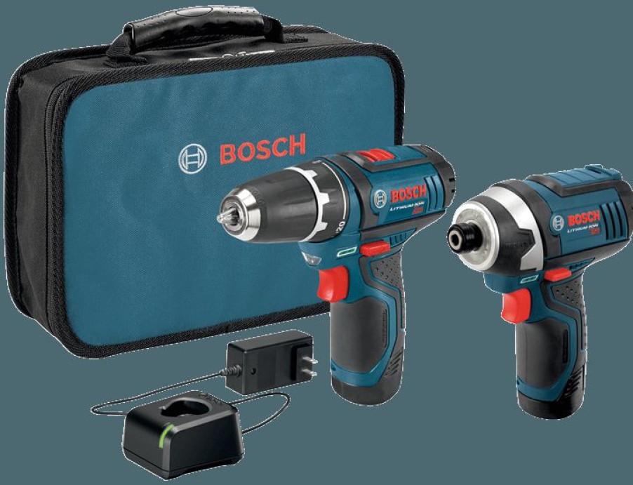 Cordless * | Bosch Clpk22-120 12V 2-Tool Cordless Combo Kit