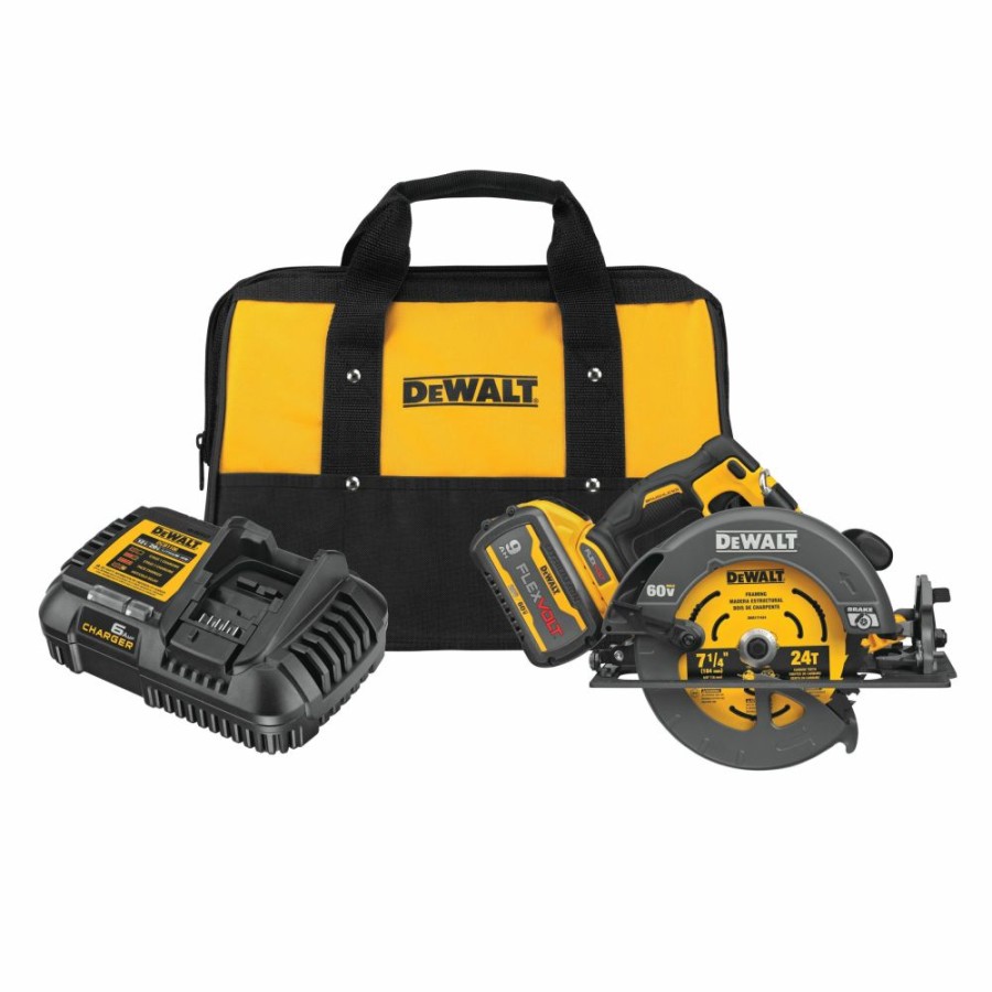 Cordless * | Dewalt Dcs578X1 Flexvolt 60V Max Brushless 7-1/4 Cordless Circular Saw Kit With Brake