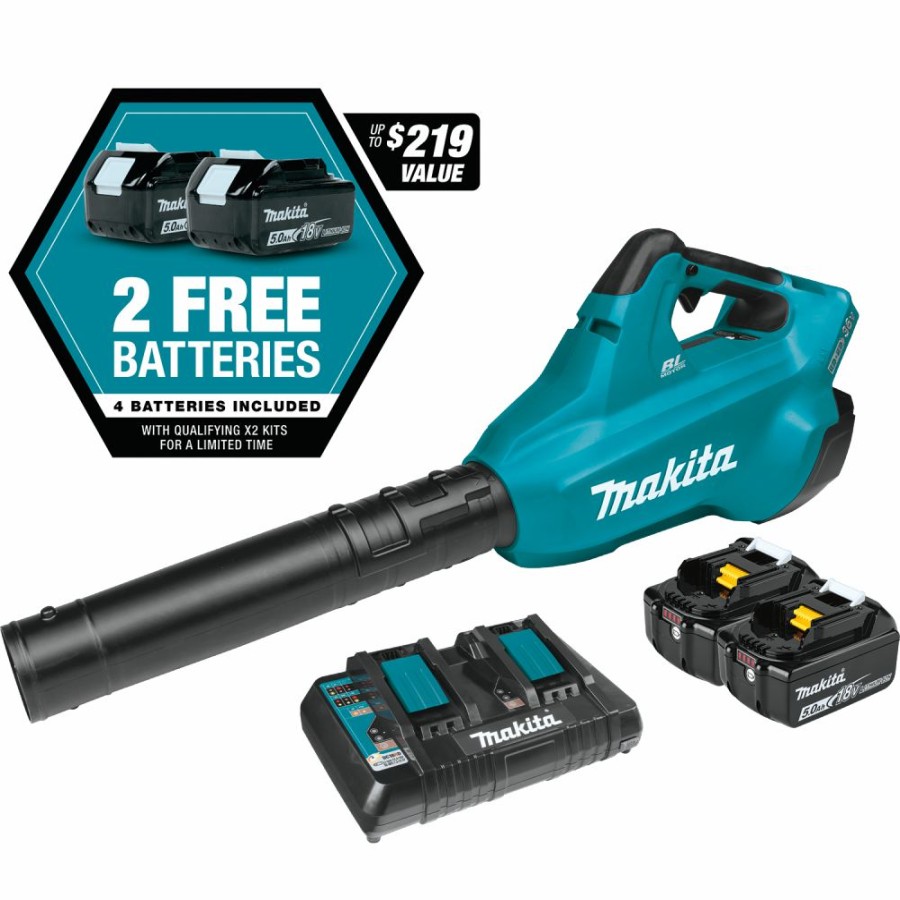 Cordless * | Makita Xbu02Pt1 18V X2 (36V) Lxt Lithium Ion Brushless Cordless Blower Kit