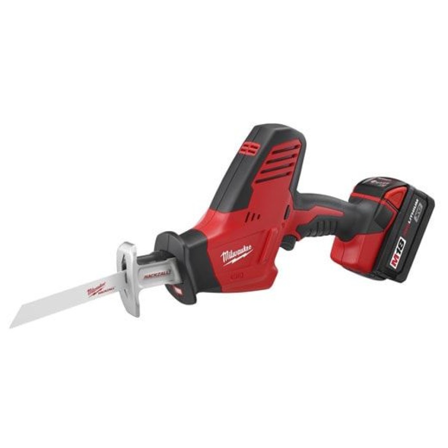 Cordless * | Milwaukee 2625-21 M18 18V Hackzall Recip Saw Kit