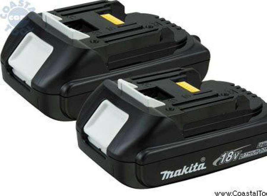 Cordless * | Makita Bl1815-2 18V Compact Lithium Ion Battery 2 Pack