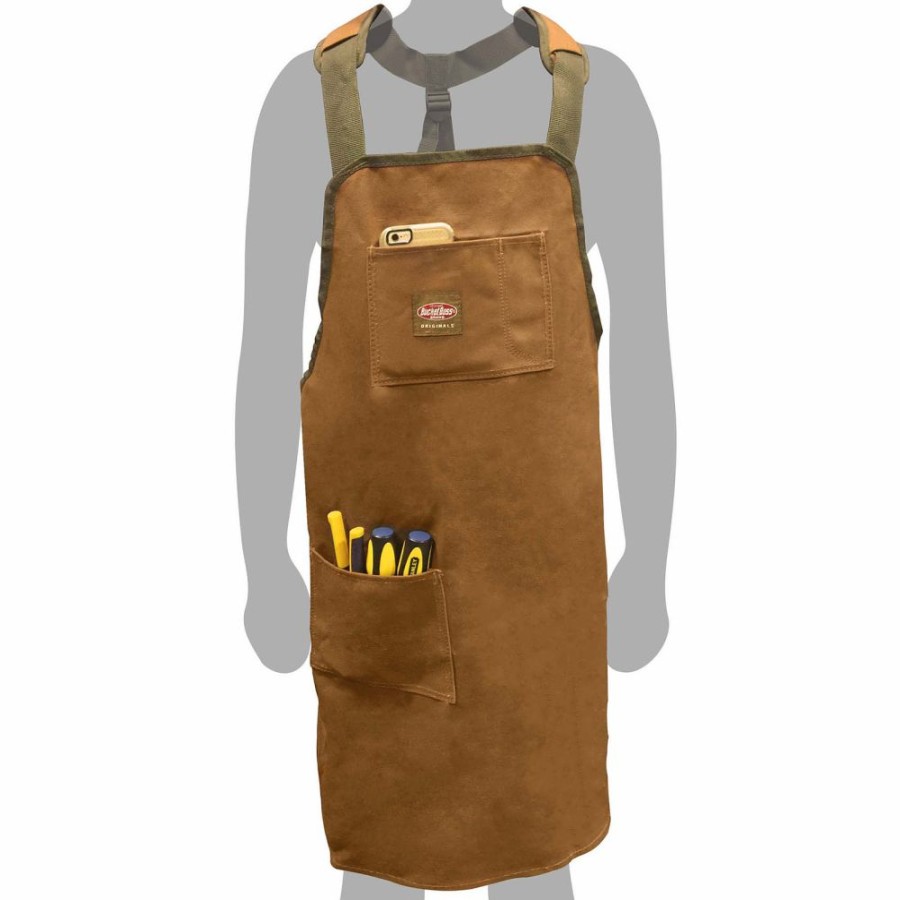 Work Gear * | Bucket Boss 80300 Canvas Supershop Apron