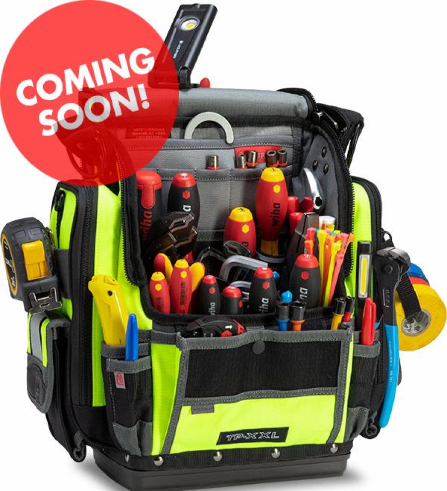 Work Gear * | Veto Pro Pac Tp-Xxl Hi-Viz Yellow Tool Pouch