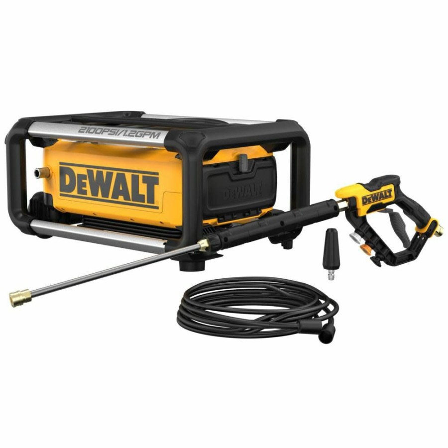 Outdoor Equipment * | Dewalt Dwpw2100 13 Amp Electric Jobsite Cold Water Pressure Washer