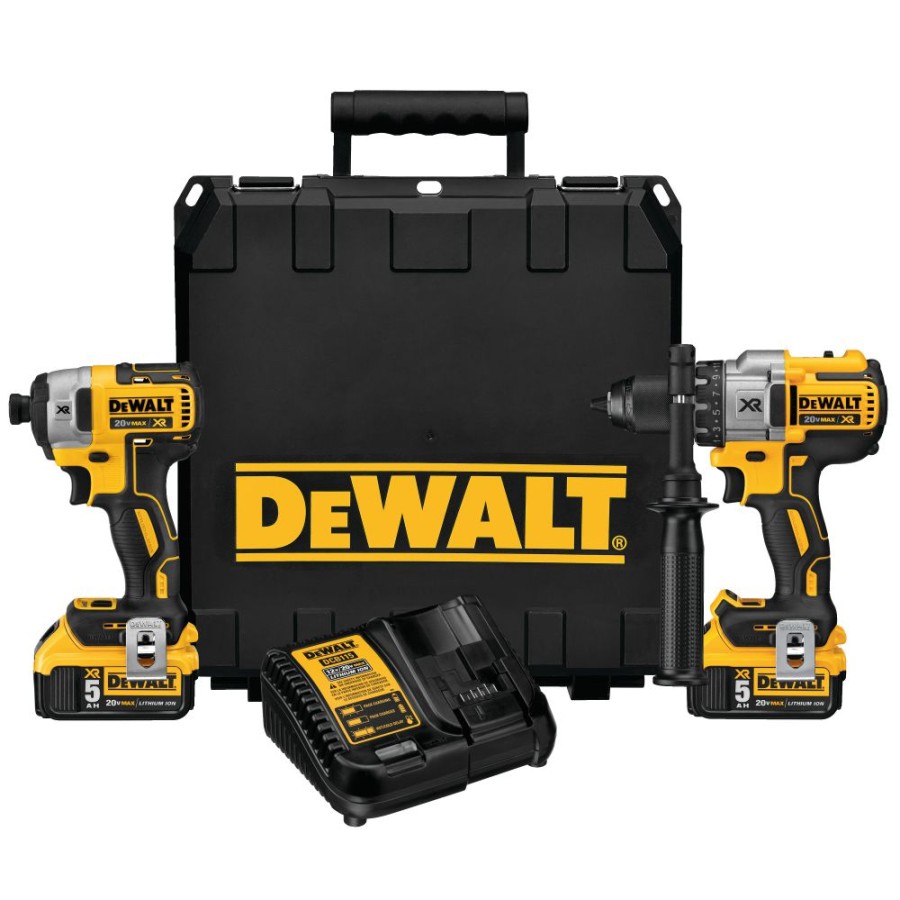 Cordless * | Dewalt Dck299P2 2-Tool Premium Cordless Combo Kit