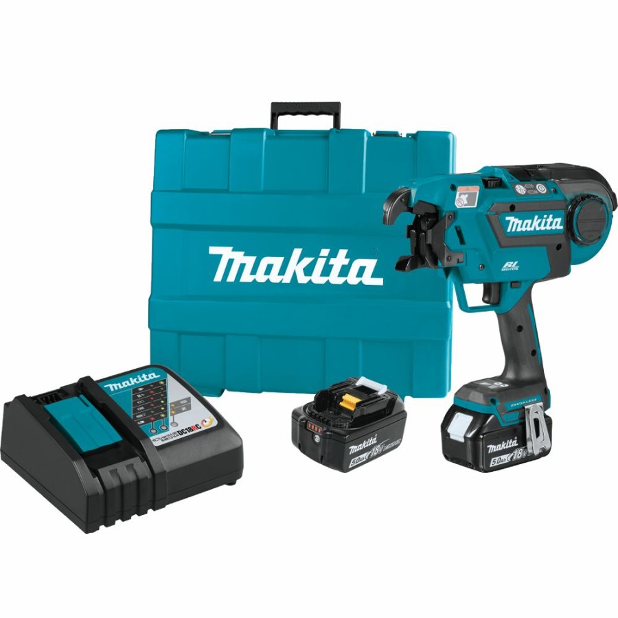 Cordless * | Makita Xrt01Tk 18V Lxt Cordless Rebar Tying Tool Kit