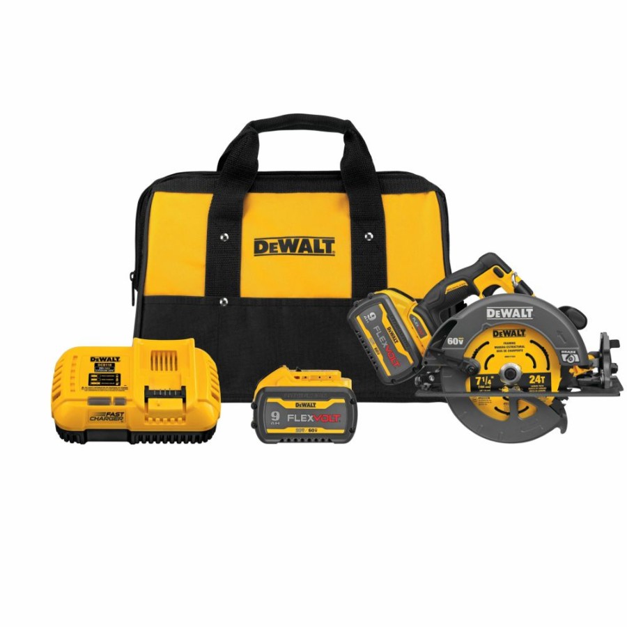 Cordless * | Dewalt Dcs578X2 Flexvolt 60V Max Brushless 7-1/4 Circular Saw Kit