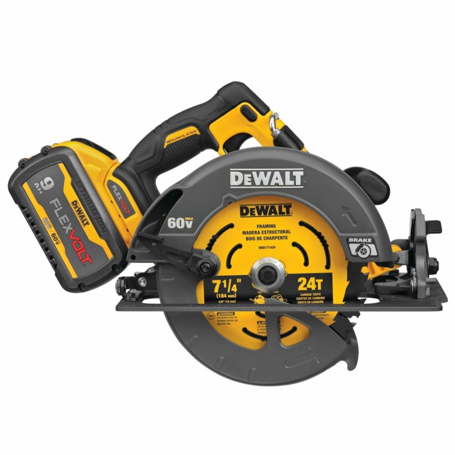 Cordless * | Dewalt Dcs578X2 Flexvolt 60V Max Brushless 7-1/4 Circular Saw Kit