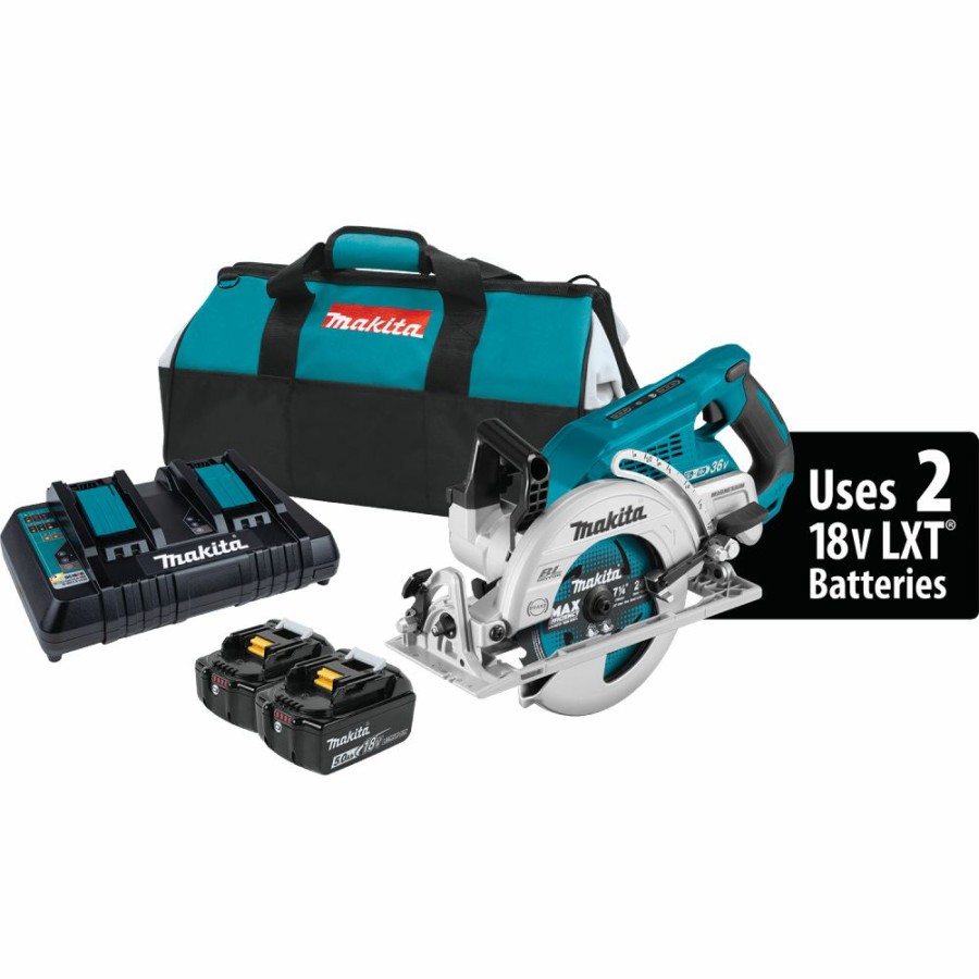 Cordless * | Makita Xsr01Pt 18V X2 (36V) Lxt Circular Saw Kit