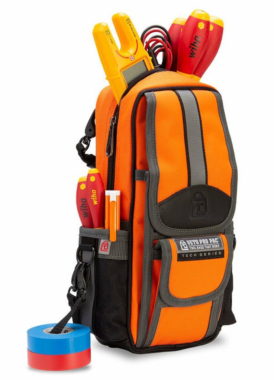 Work Gear * | Veto Pro Pac Mb2 Hi-Viz Orange Tool Pouch