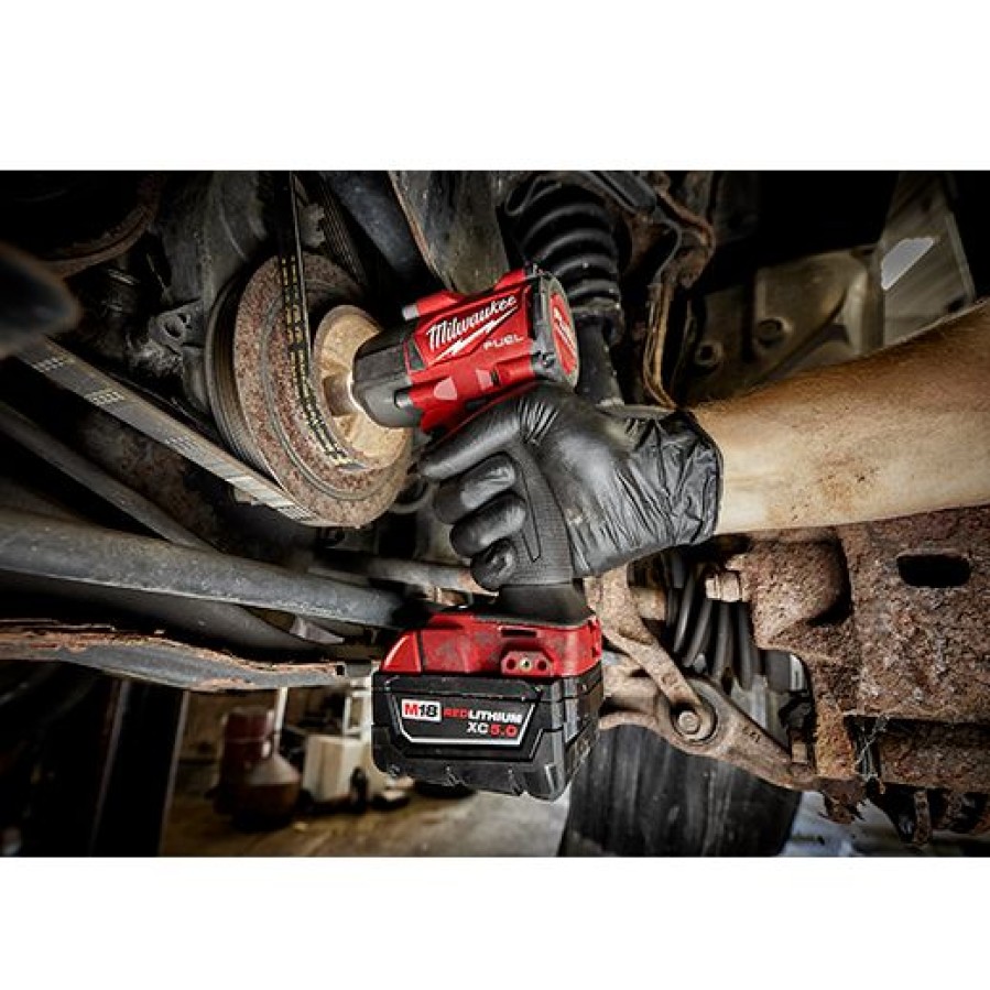 Cordless * | Milwaukee 2962-20 M18 Fuel 1/2 Mid-Torque Impact Wrench W/ Friction Ring (Tool Only)