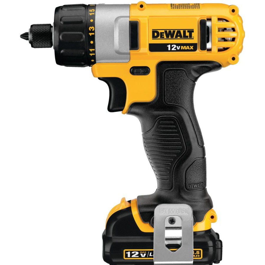 Cordless * | Dewalt Dcf610S2 12V Max 1/4 Screwdriver Kit