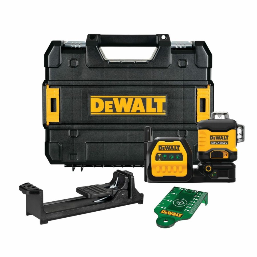 Cordless * | Dewalt Dcle34030Gb 20V Max 3 X 360 Green Line Laser (Tool Only)