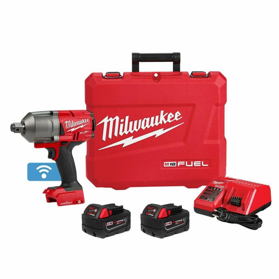 Cordless * | Milwaukee 2864-22R M18 Fuel Impact Wrench Kit