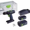 Cordless * | Festool 576754 T 18 E Easy Cordless Drill 4.0Ah Kit