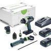 Cordless * | Festool 576778 Quadrive Tpc 18/4 Hpc 4.0 I-Set Cordless Drill Kit