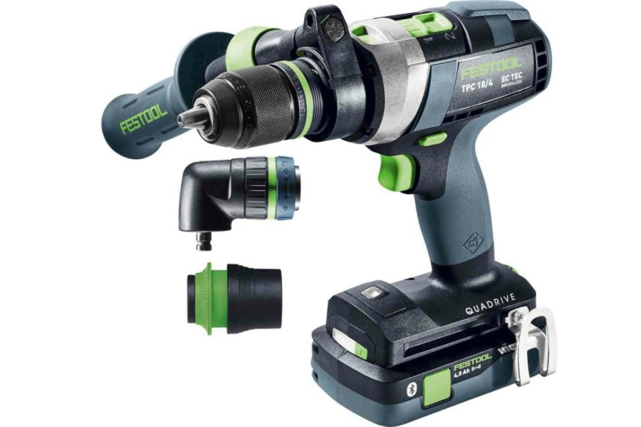 Cordless * | Festool 576778 Quadrive Tpc 18/4 Hpc 4.0 I-Set Cordless Drill Kit