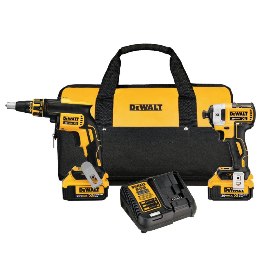 Cordless * | Dewalt Dck267M2 20V Max Li-Ion 2-Tool Compact Cordless Combo Kit