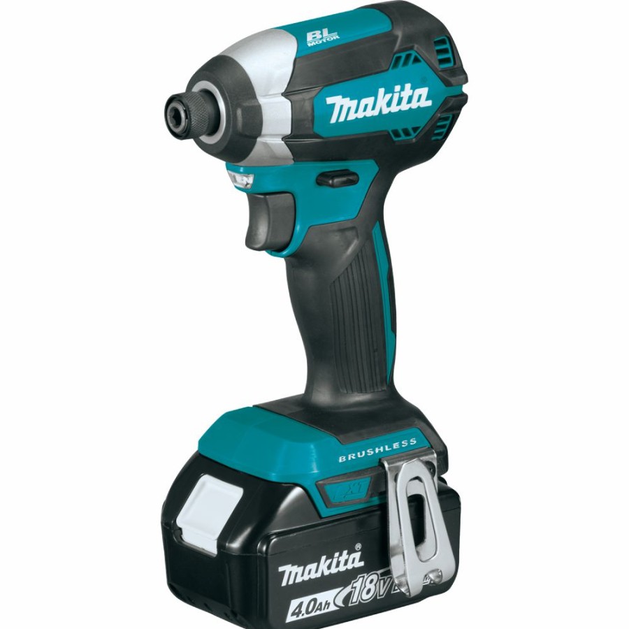 Cordless * | Makita Xdt13Sm1 18V Lxt Lithium-Ion Brushless Cordless Impact Driver Kit